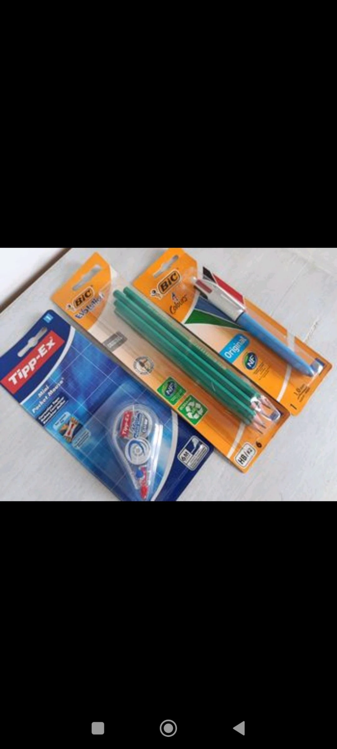 Fournitures scolaires 